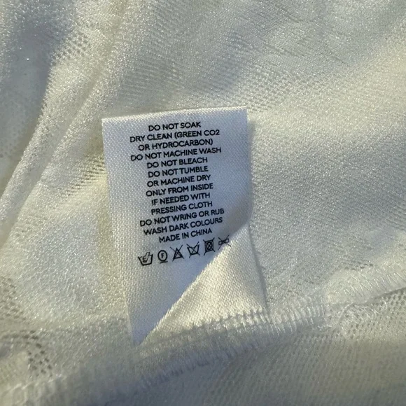 Outcast Selene White long sleeve top and skirt size XS - Picture 10 of 13